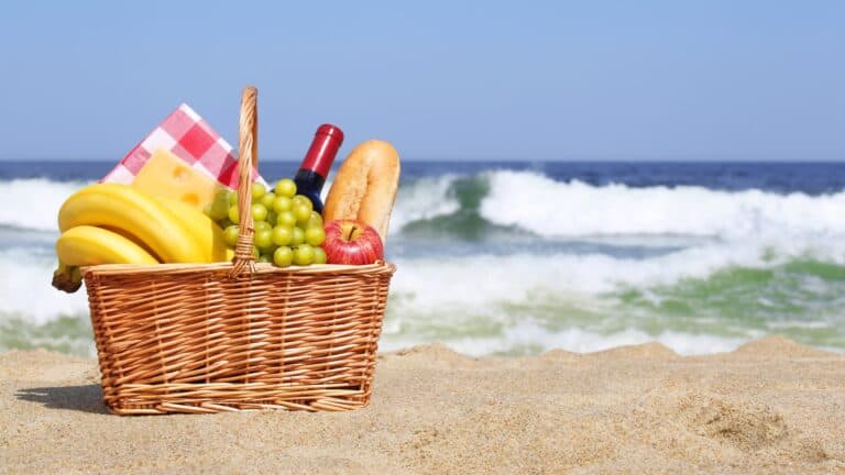 Picnic Basket at the beach