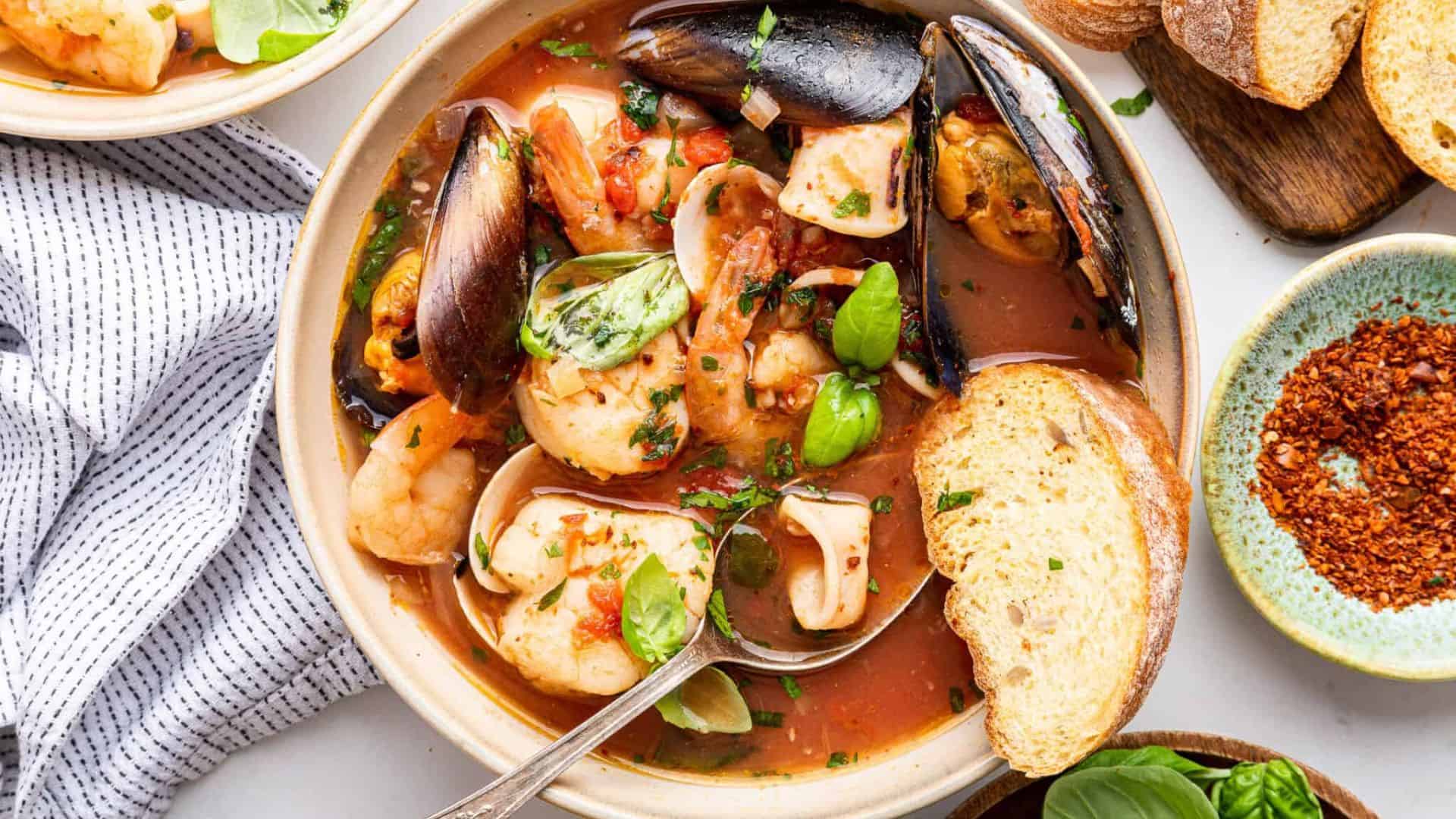 Zuppa Di Pesce (Italian Seafood)