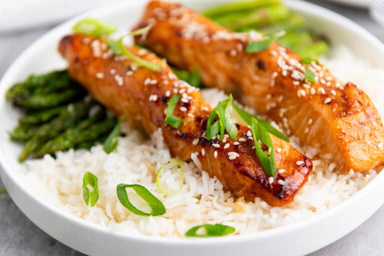 Air Fryer Teriyaki Salmon